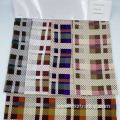 Striped Plaid Splicing Printed 100% Rayon Textile